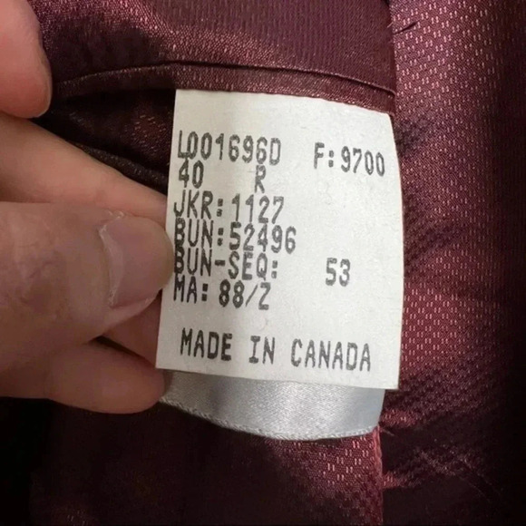 Fiori Pure Wool Sports Coat Blazer in Black Sz 40R - Picture 9 of 11